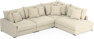 Rossi - 3-sits soffa med divan höger - Beige