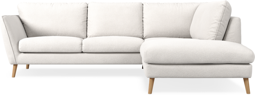 Madison - 2-sits soffa med divan höger - Beige