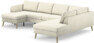 County - 3-sits soffa med schäslong vänster och divan höger - Vit