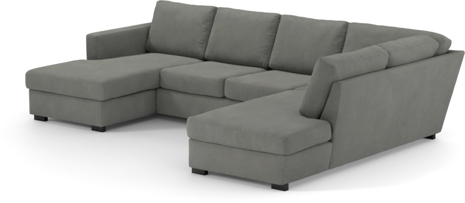 Friday - 3-sits soffa med schäslong vänster och divan höger - Grå