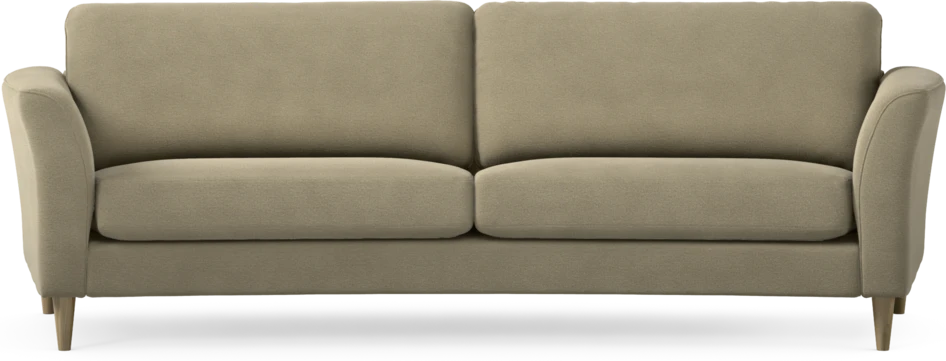 Bridge - 3-sits soffa svängd - Beige