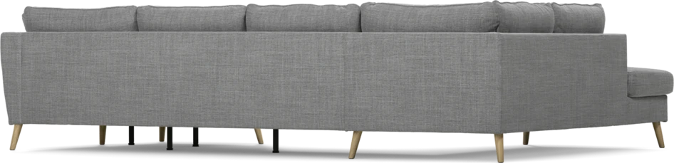 County - 3-sits soffa med divan vänster och schäslong höger - Grå