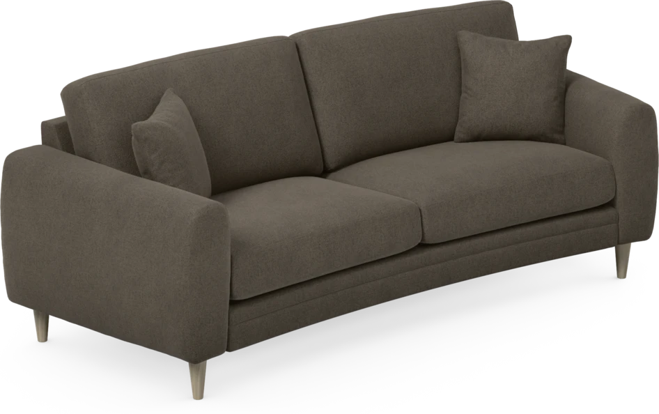 Eden - 2,5-sits soffa svängd - Brun