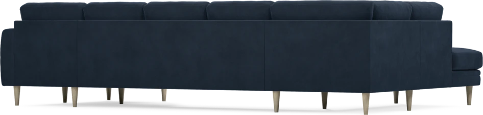Eden - 3-sits soffa med divan vänster och schäslong höger - Blå