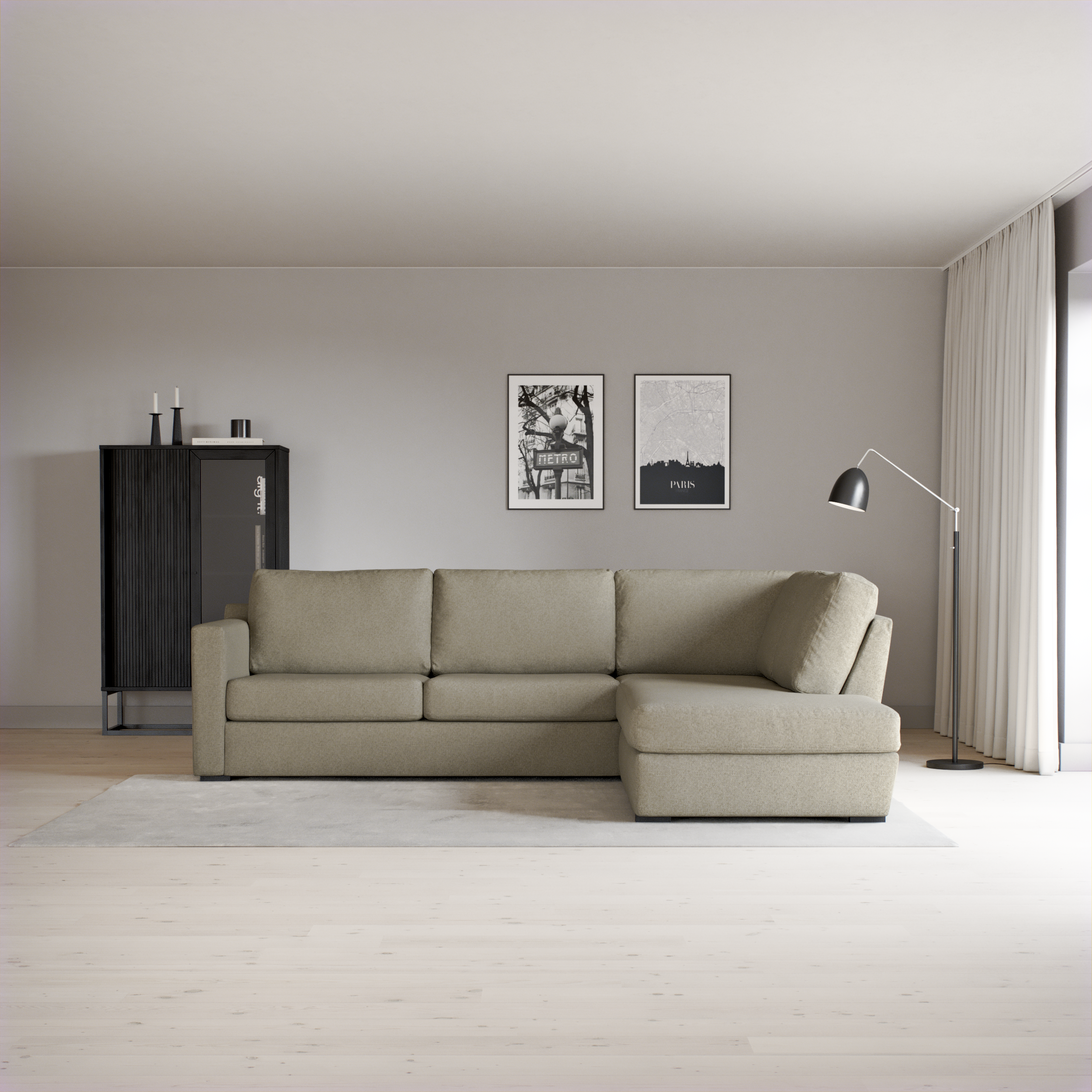 Friday - 2,5-sits soffa med divan höger - inspiration