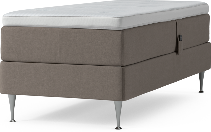 Delux Dream - Ställbar säng, enkelsäng med bäddmadrass och sängben