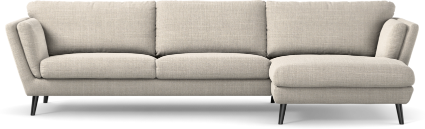 Madison Lux - 3-sits soffa med schäslong höger - Beige