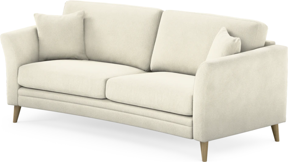 Eden - 2,5-sits soffa svängd - Vit