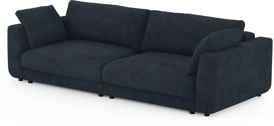 Amie - Bäddsoffa 4-sits - Blå
