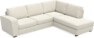 Friday - 2,5-sits soffa med divan höger - Vit