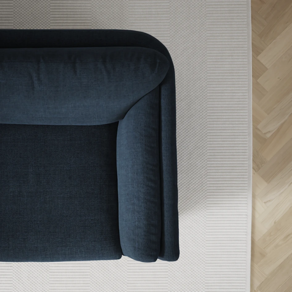 Madison Lux - Hörnsoffa 3+2-sits, hörn 1 - Blå