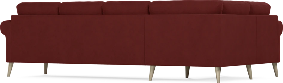 Eden - Hörnsoffa, 1+3-sits - Röd