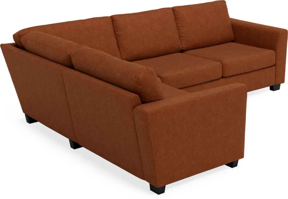 Friday - Hörnsoffa, 1,5+2,5-sits - Orange