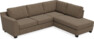Friday - 2,5-sits soffa med divan höger - Brun