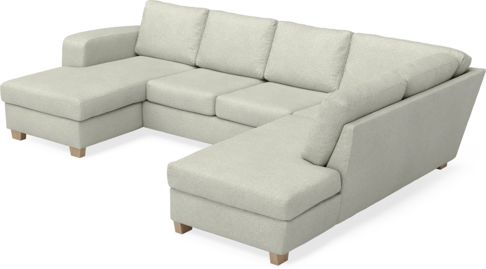 Friday - 3-sits soffa med schäslong vänster och divan höger - Beige