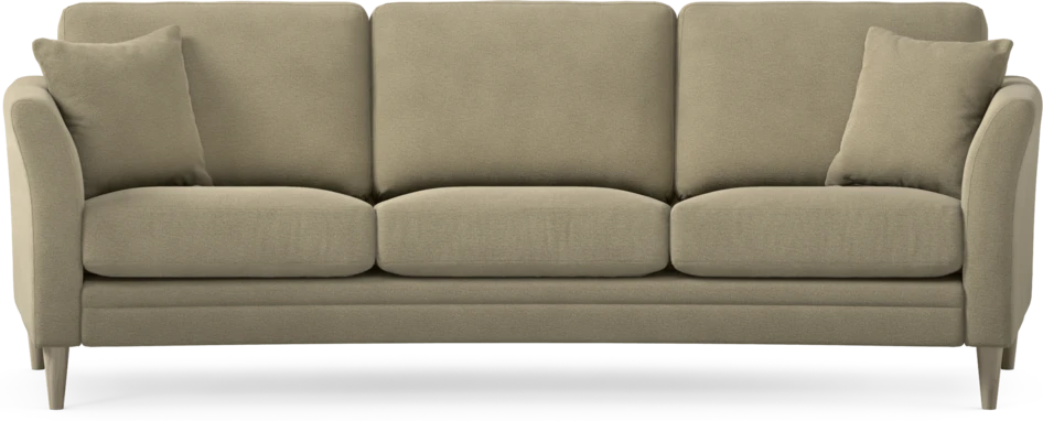 Eden - 3-sits soffa svängd - Beige