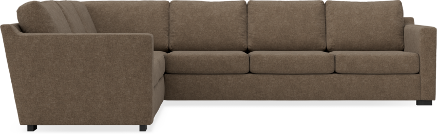 Friday - Hörnsoffa, 2+3-sits - Brun