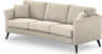 Eden - 3-sits svängd - Beige