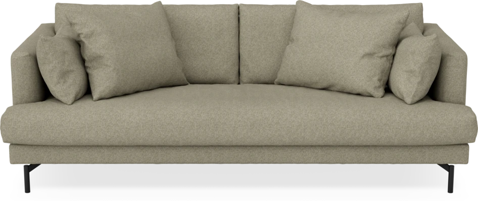 Harper - 3-sits soffa, hel dyna - Beige