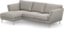 Madison Lux - 2-sits soffa med schäslong vänster - Grå