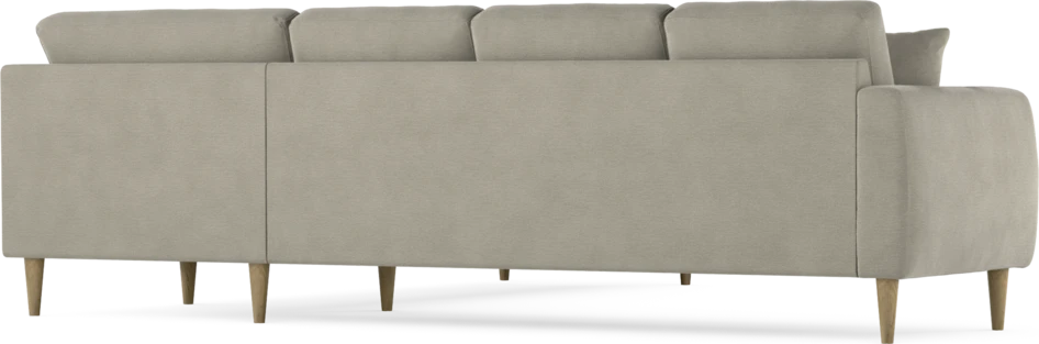 Eden - Hörnsoffa, 3+3-sits - Brun