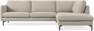 Madison Lux - 3-sits soffa med divan höger - Beige