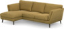 Madison Lux - 2-sits soffa med schäslong vänster - Gul