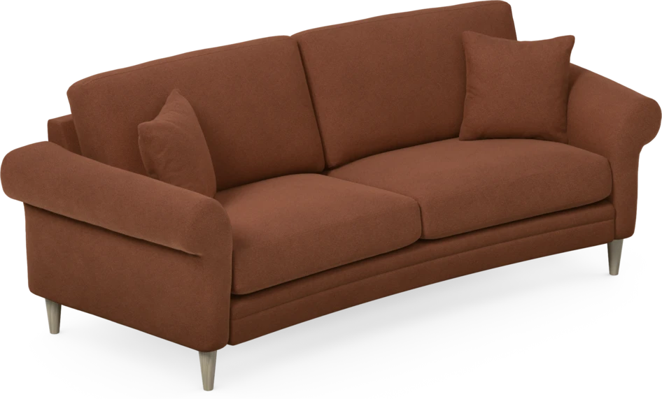 Eden - 2,5-sits soffa svängd - Orange