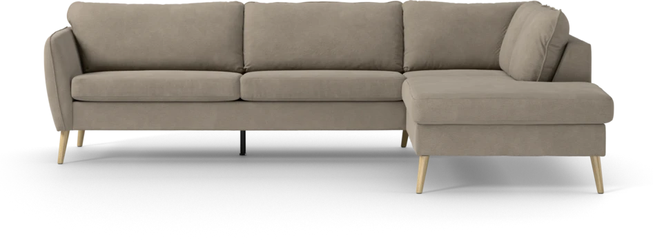 County - 2,5-sits soffa med divan höger - Beige