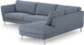 Madison Lux - 3-sits soffa med divan höger - Blå