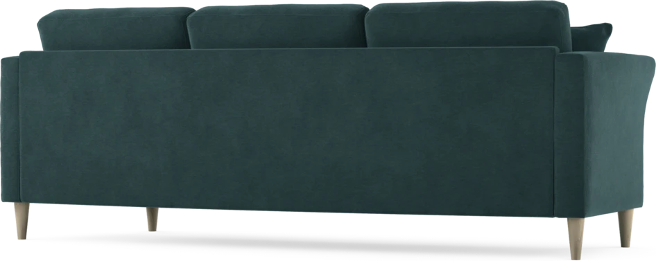 Eden - 3-sits soffa svängd - Blå