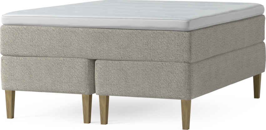 Delux Dream - Kontinentalsäng, dubbelsäng med bäddmadrass och sängben