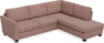 Friday - 2,5-sits soffa med divan höger - Rosa