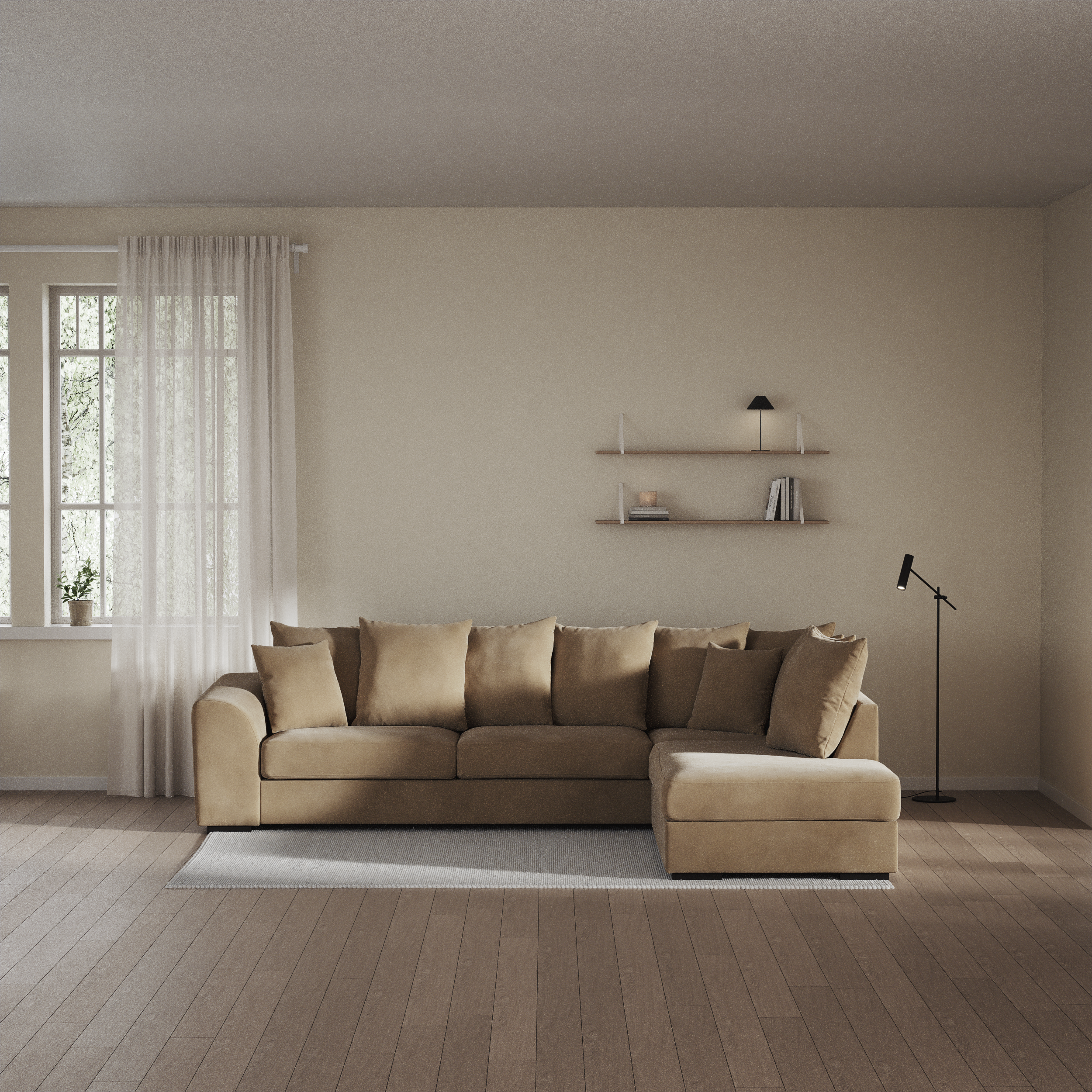 Town - 3-sits soffa med divan höger - inspiration