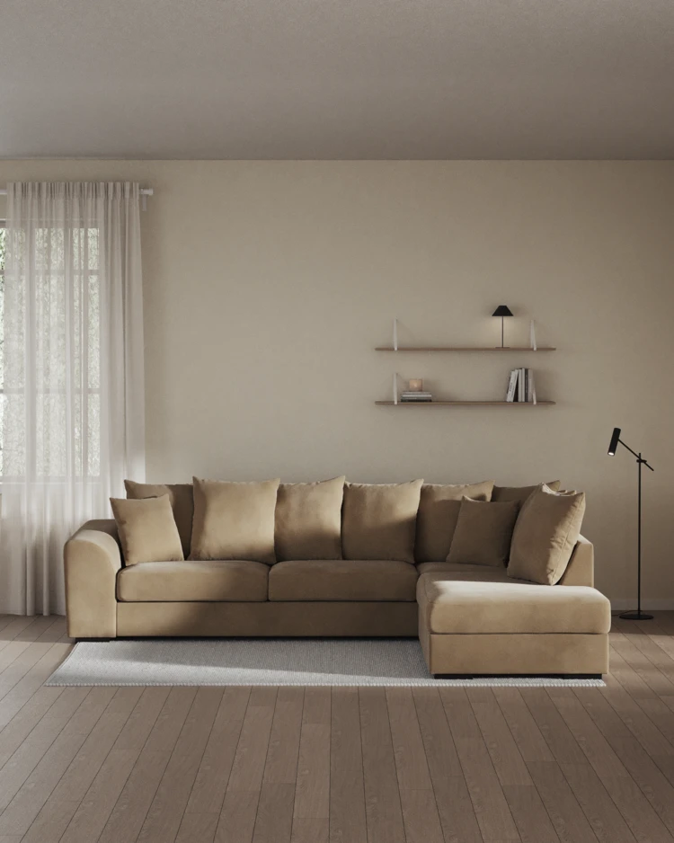 Town - 3-sits soffa med divan höger - inspiration