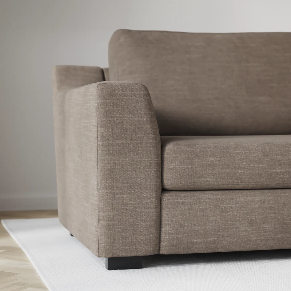 Friday - 2,5-sits soffa med divan höger - Brun