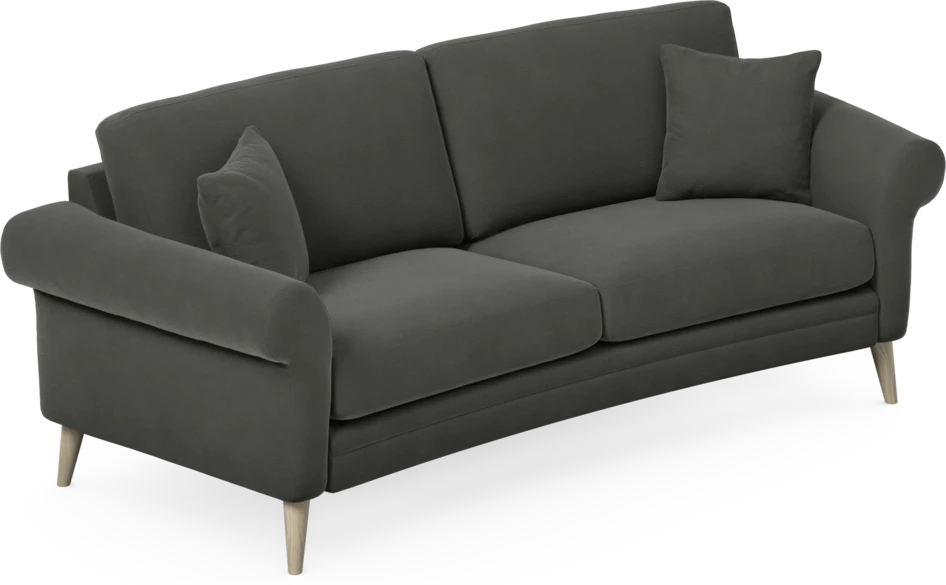Eden - 2,5-sits soffa svängd - Grå