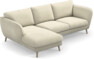 Madison Lux - 2-sits soffa med schäslong vänster - Vit