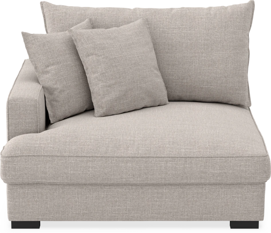 Rossi - 1,5-sits med armstöd vänster - Beige