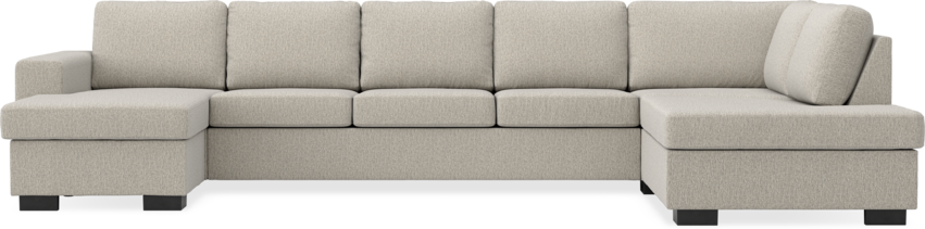 Nevada - 4-sits soffa med schäslong vänster och divan höger - Beige