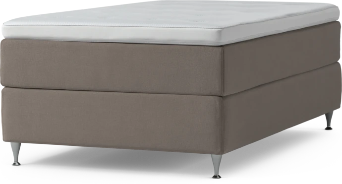 Delux Dream, Kontinentalsäng, enkelsäng 120 cm med bäddmadrass och sängben