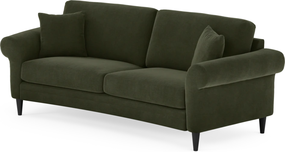 Eden - 2,5-sits soffa svängd - Grön