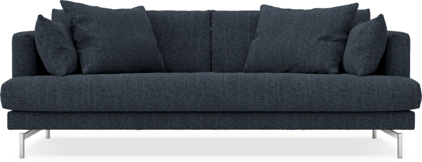 Harper - 3-sits soffa, hel dyna - Blå
