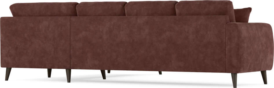 Eden - Hörnsoffa, 3+2-sits - Röd