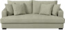 Mila - 3-sits soffa, hel dyna - Beige