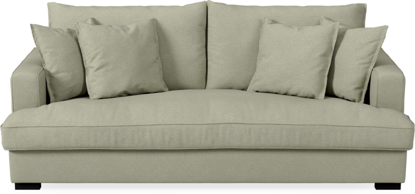 Mila - 3-sits soffa, hel dyna - Beige