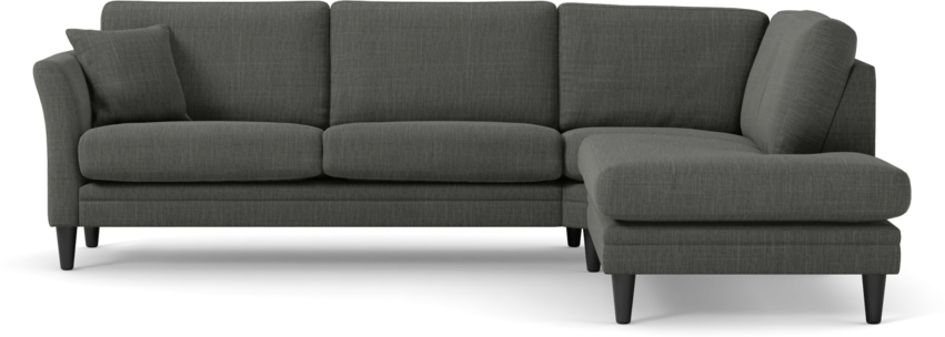 Eden - 2,5-sits soffa med divan - Grå