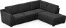 Friday - 2,5-sits soffa med divan höger - Blå