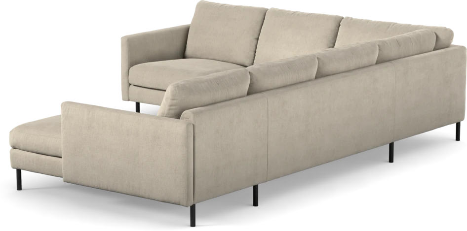 Madison Lux - Hörnsoffa med schäslong höger - Beige