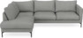 Impression Delux - 3-sits soffa med divan vänster - Grå